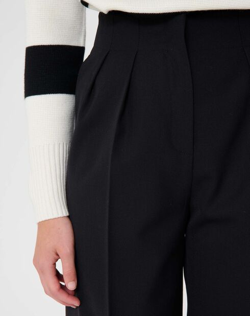 Pantalon en Laine mélangée Parigi noir