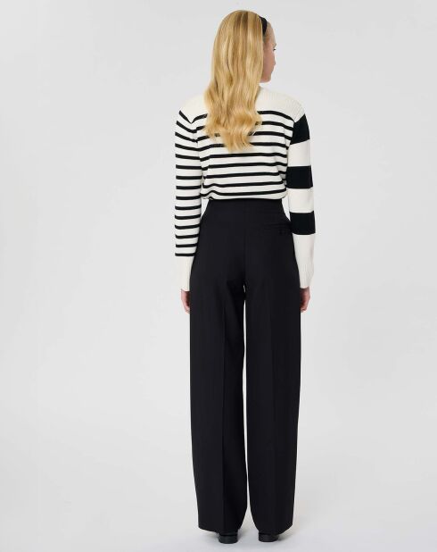 Pantalon en Laine mélangée Parigi noir