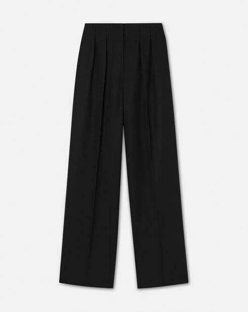 Pantalon en Laine mélangée Parigi noir