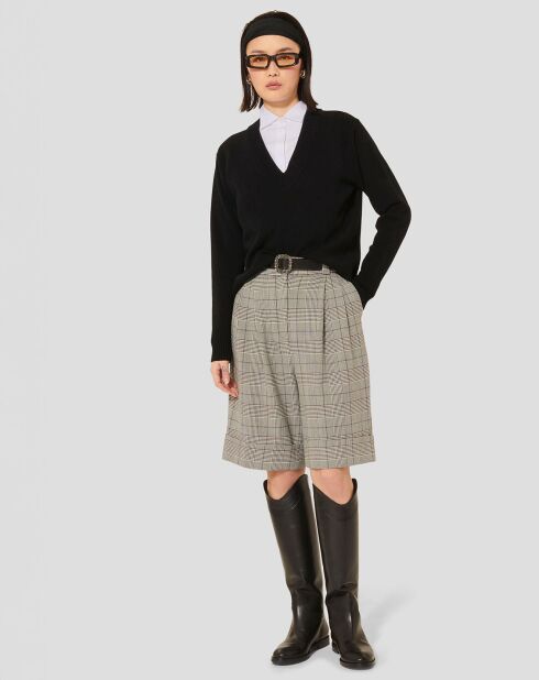 Pull en Laine & Alpaga Prisca charcoal