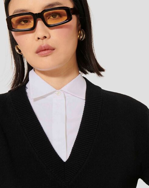 Pull en Laine & Alpaga Prisca charcoal