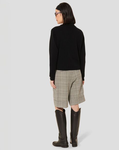Pull en Laine & Alpaga Prisca charcoal