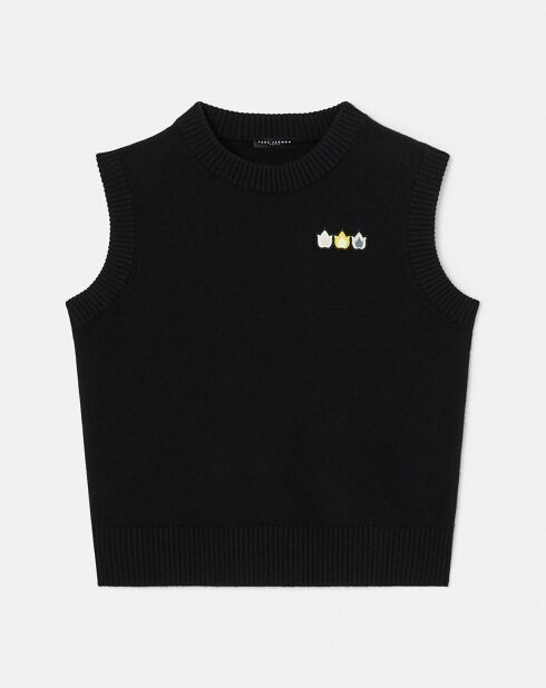 Pull en Laine & Coton Bio Pimprenelle charcoal