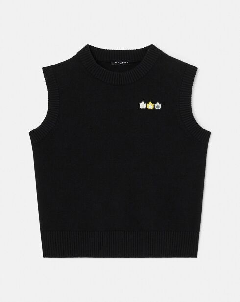 Pull en Laine & Coton Bio Pimprenelle charcoal