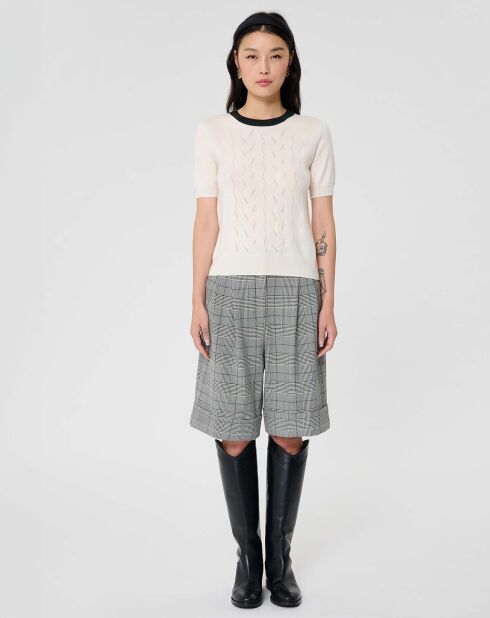 Pull 100% Laine Pontaven écru