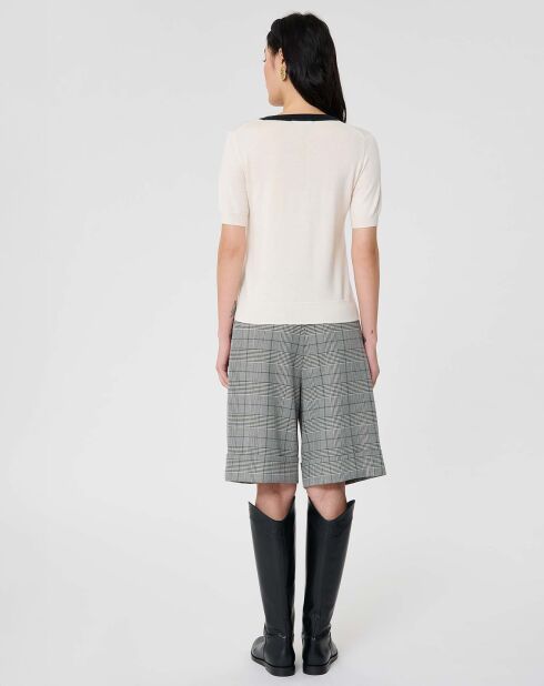 Pull 100% Laine Pontaven écru