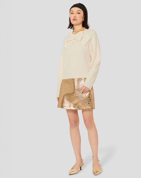 Pull 100% Laine Phoebe écru