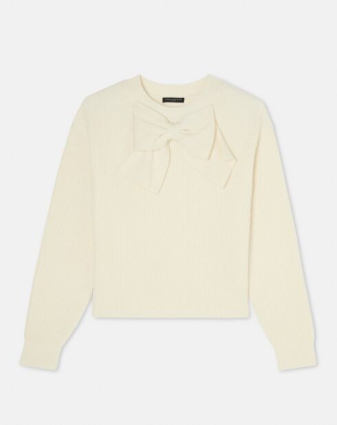 Pull 100% Laine Phoebe écru
