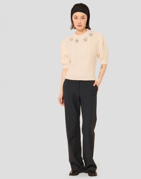Pull 100% Laine Psyche écru