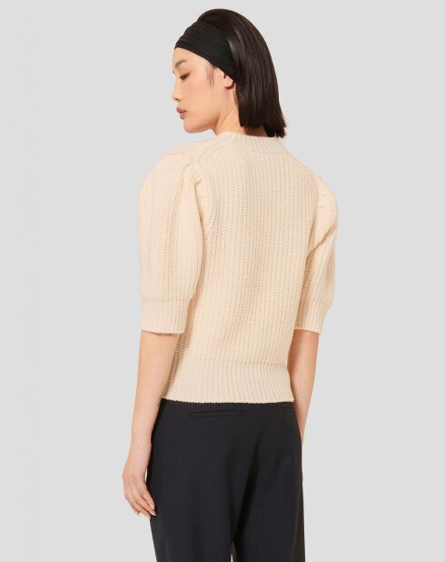 Pull 100% Laine Psyche écru