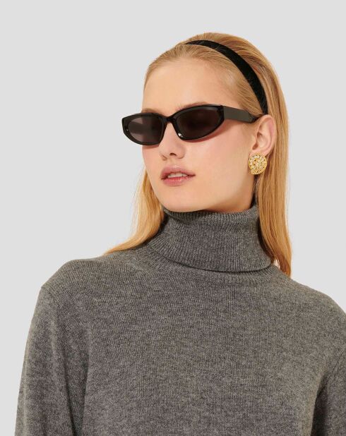 Pull en Laine & Alpaga Palia gris chiné