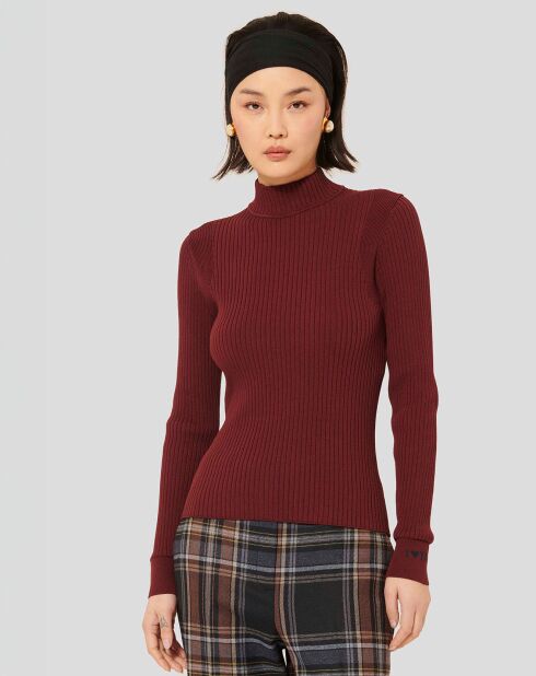 Pull Prudie bordeaux