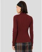 Pull Prudie bordeaux