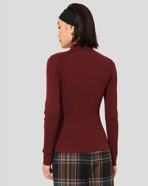 Pull Prudie bordeaux
