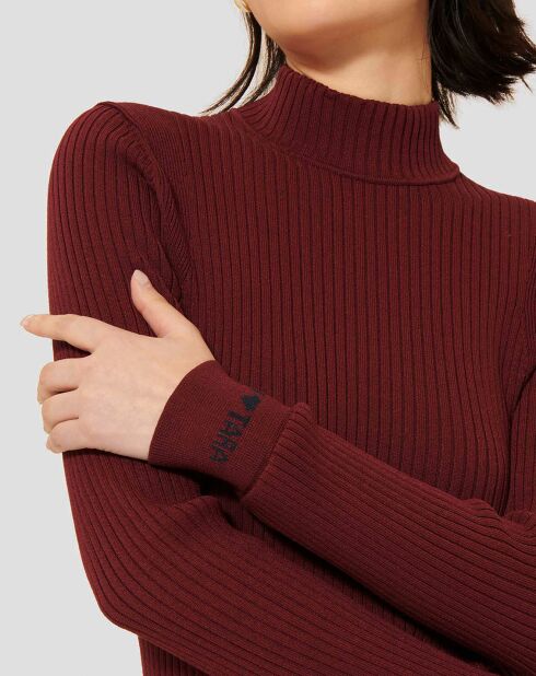 Pull Prudie bordeaux