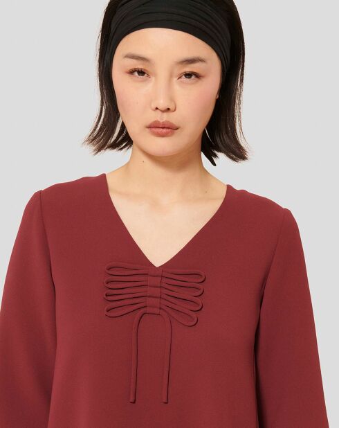 Robe Rolie bordeaux