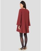 Robe Rolie bordeaux