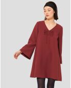 Robe Rolie bordeaux