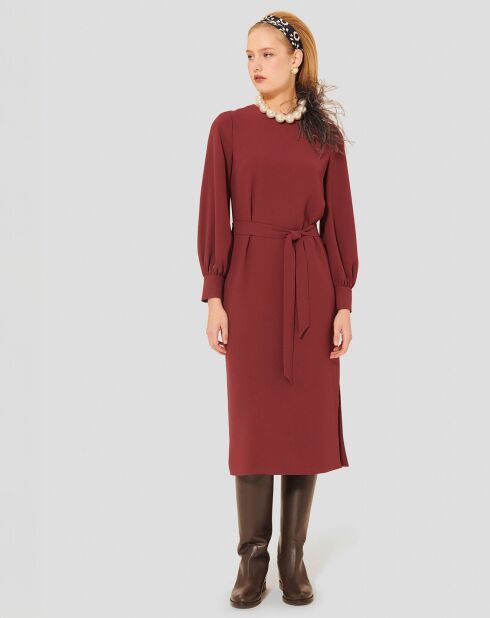 Robe Rossini bordeaux
