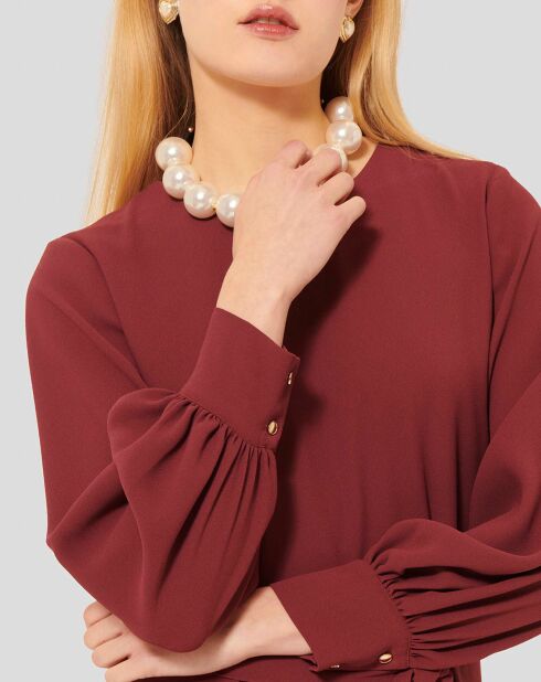 Robe Rossini bordeaux