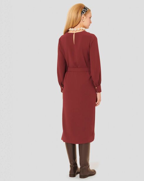 Robe Rossini bordeaux