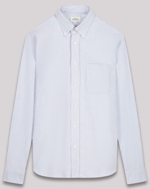 Chemise regular Pitt bleue