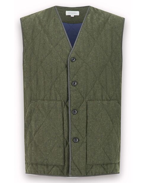 Gilet en Laine mélangée Vince armée