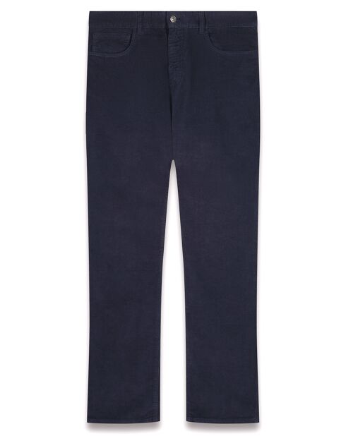 Pantalon en Velours côtelé Tim marine