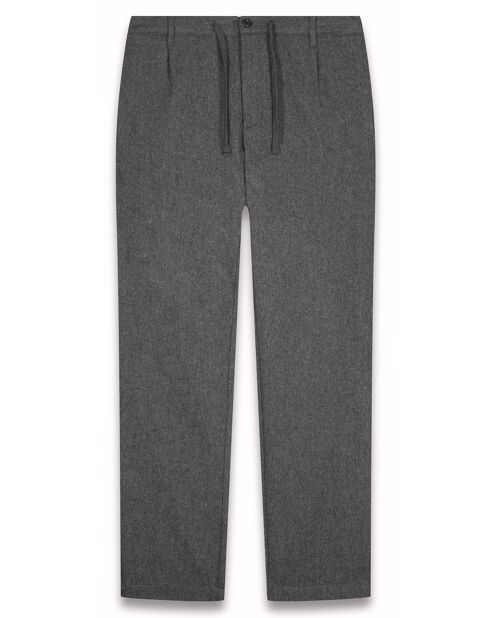 Pantalon en Laine mélangée Pétrolier flanelle gris