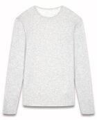 T-Shirt Équipage Léger à Manches Longues gris chiné