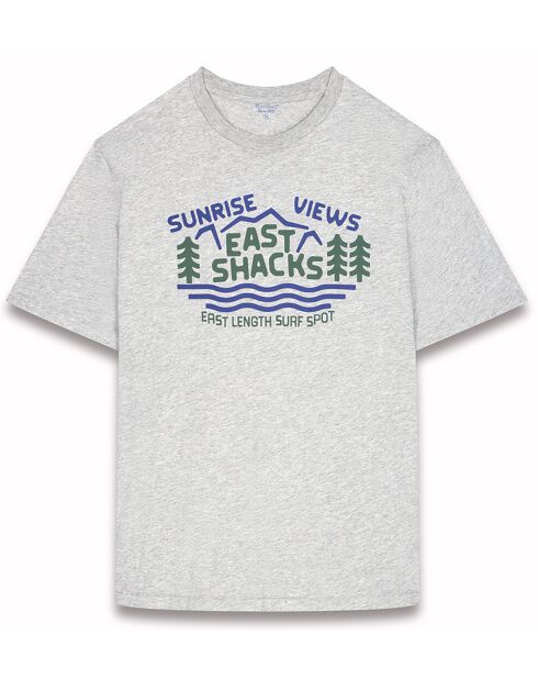 T-Shirt Tee Est gris chiné