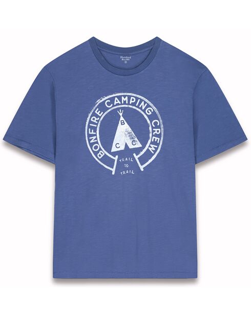 T-Shirt Tee Bonfire cobalt