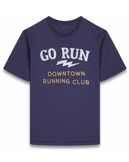 T-Shirt Go Run marine