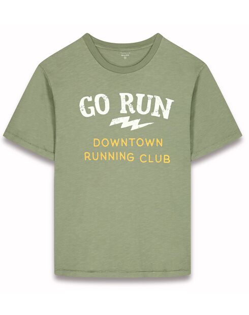 T-Shirt Go Run militaire