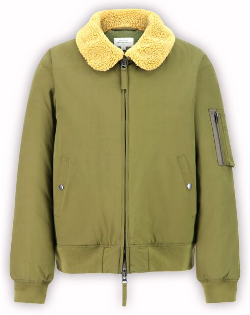 Blouson Biche olive noire