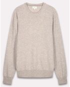 Pull en Laine & Cachemire Équipe naturel