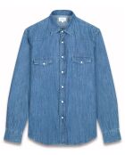 Chemise regular Phénix indigo