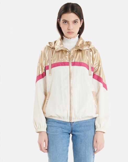 Imperméable Pyro écru/doré
