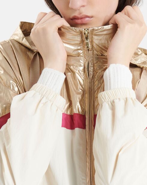 Imperméable Pyro écru/doré