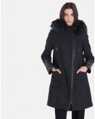 Manteau en Laine mélangée Gerson anthracite