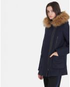 Manteau en Laine mélangée Gabie marine