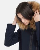 Manteau en Laine mélangée Gabie marine