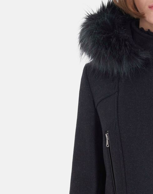 Manteau en Laine mélangée Gabie marine
