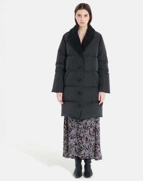 Doudoune longue Daisy noire