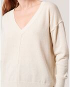 Pull Pucci beige doré