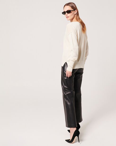Pull Pucci beige doré