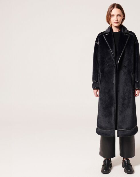 Manteau en fausse fourrure Monranda marine