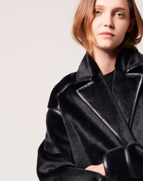 Manteau en fausse fourrure Monranda marine