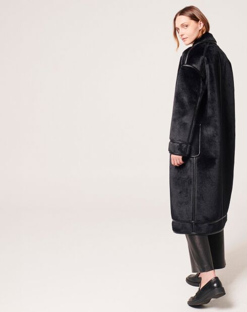 Manteau en fausse fourrure Monranda marine