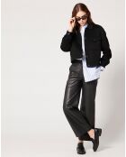 Manteau en Laine mélangée Mona noir